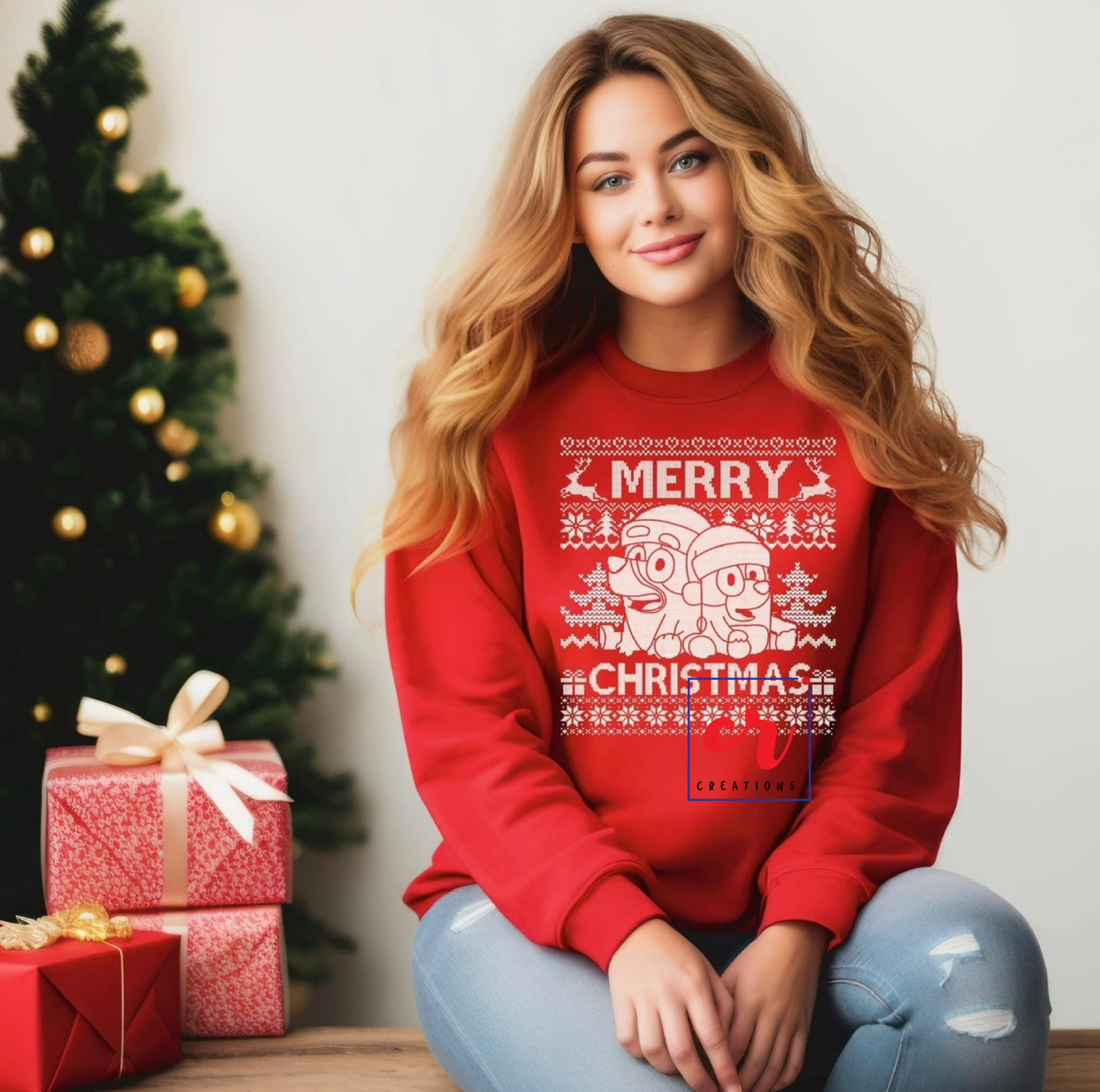 Merry Christmas sweatshirt Adult